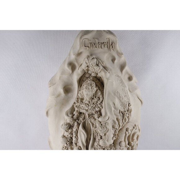 1980s Labyrinth Cinderella fairytale Sculpture ceramic wall art hand made - Picture 2 of 10